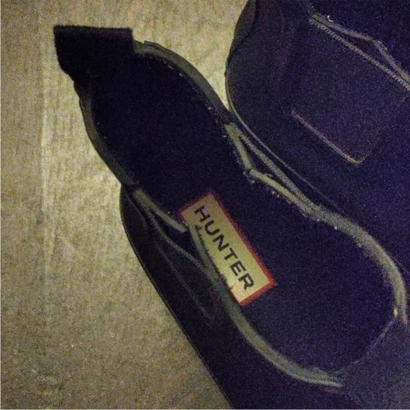 Hunter Black Short Kids Rain Boots - Picture 7 of 7